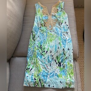 Lilly Pulitzer Blue and Green Dress